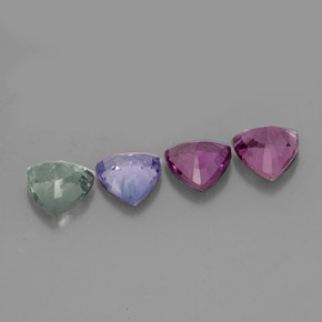 Achetez naturel ct multicolore saphir gems, trillion, en provenance tanzanie chez gemselect. en stock, livraison internationale!