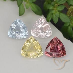 Achetez naturel 2,20ct multicolore saphir gems, trillion, en provenance tanzanie chez gemselect. en stock, livraison internationale!