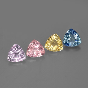 Achetez naturel ct multicolore saphir gems, trillion, en provenance tanzanie chez gemselect. en stock, livraison internationale!
