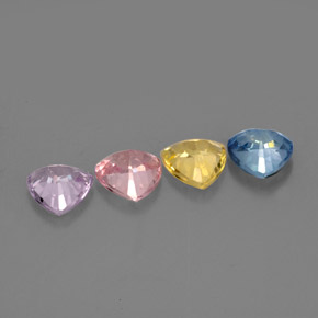 Achetez naturel ct multicolore saphir gems, trillion, en provenance tanzanie chez gemselect. en stock, livraison internationale!
