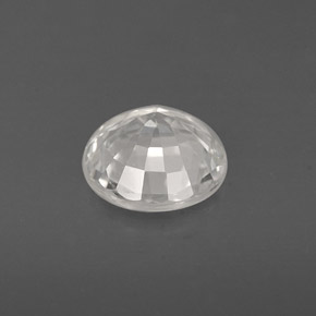 Saphir blanc naturelle coupe roude, 1,09 ct, VS
