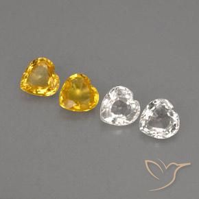 Achetez naturel 1,16ct multicolore saphir gems, forme de coeur, en provenance sri lanka chez gemselect. en stock, livraison internationale!