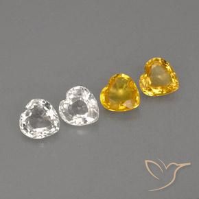 Achetez naturel 1,16ct multicolore saphir gems, forme de coeur, en provenance sri lanka chez gemselect. en stock, livraison internationale!