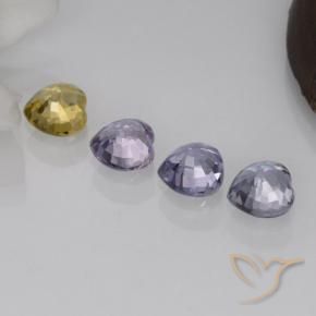 Achetez naturel 1,51ct multicolore saphir gems, forme de coeur, en provenance sri lanka chez gemselect. en stock, livraison internationale!
