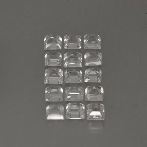 Achetez naturel ct blanc saphir gems, carré, en provenance madagascar chez gemselect. en stock, livraison internationale!