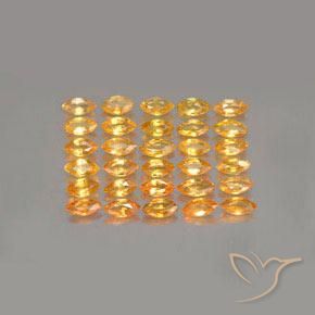 3.35ctw Naturel Orange vif Saphir, Marquise, VS