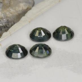 Achetez naturel 2,19ct vert saphir gems, coupe ovale, en provenance thaïlande chez gemselect. en stock, livraison internationale!