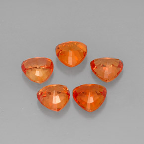 Achetez naturel ct orange saphir gems, trillion, en provenance tanzanie (songea) chez gemselect. en stock, livraison internationale!