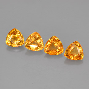Achetez naturel ct orange saphir gems, trillion, en provenance tanzanie (songea) chez gemselect. en stock, livraison internationale!