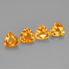 Achetez naturel ct orange saphir gems, trillion, en provenance tanzanie (songea) chez gemselect. en stock, livraison internationale!