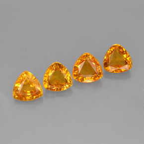 Achetez naturel ct orange saphir gems, trillion, en provenance tanzanie chez gemselect. en stock, livraison internationale!