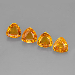 Achetez naturel ct orange saphir gems, trillion, en provenance tanzanie chez gemselect. en stock, livraison internationale!