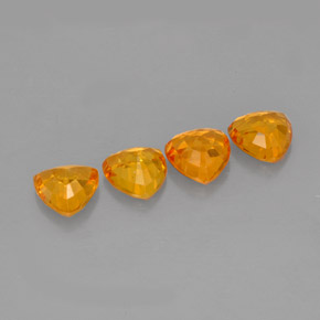 Achetez naturel ct orange saphir gems, trillion, en provenance tanzanie chez gemselect. en stock, livraison internationale!