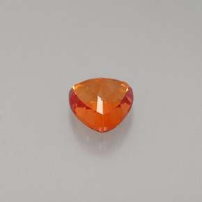 Saphir orange naturelle trillion, 0,97 ct, VS