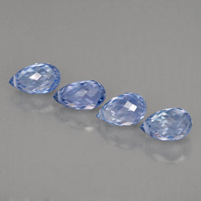 Achetez naturel ct bleue saphir gems, briolette, en provenance sri lanka (ceylan) chez gemselect. en stock, livraison internationale!