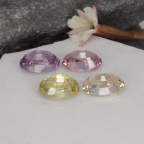 Achetez naturel 2,75ct multicolore saphir gems, coupe ovale, en provenance tanzanie chez gemselect. en stock, livraison internationale!