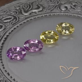 Achetez naturel 2,15ct multicolore saphir gems, coupe ovale, en provenance tanzanie chez gemselect. en stock, livraison internationale!