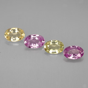 Achetez naturel ct multicolore saphir gems, coupe ovale, en provenance tanzanie chez gemselect. en stock, livraison internationale!