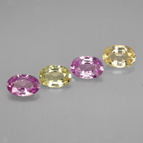 Achetez naturel ct multicolore saphir gems, coupe ovale, en provenance tanzanie chez gemselect. en stock, livraison internationale!