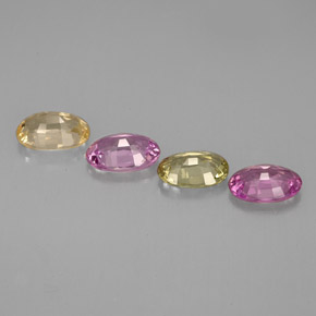 Achetez naturel ct multicolore saphir gems, coupe ovale, en provenance tanzanie chez gemselect. en stock, livraison internationale!