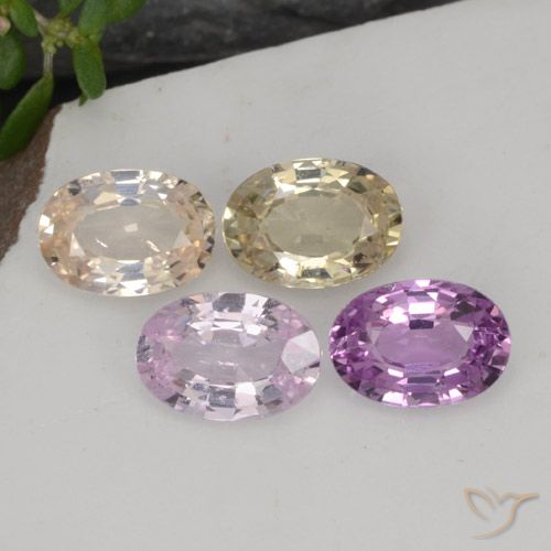 Achetez naturel 2,17ct multicolore saphir gems, coupe ovale, en provenance tanzanie chez gemselect. en stock, livraison internationale!