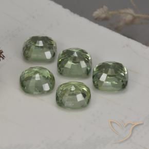 Achetez naturel 2,63ct vert saphir gems, coupe coussin, en provenance tanzanie chez gemselect. en stock, livraison internationale!