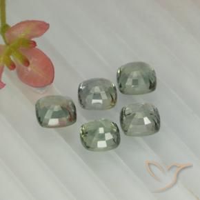 Achetez naturel 2,66ct vert saphir gems, coupe coussin, en provenance tanzanie chez gemselect. en stock, livraison internationale!