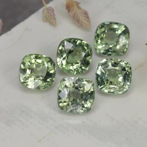 Achetez naturel 2,51ct vert saphir gems, coupe coussin, en provenance tanzanie chez gemselect. en stock, livraison internationale!