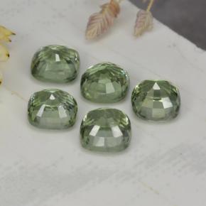 Achetez naturel 2,51ct vert saphir gems, coupe coussin, en provenance tanzanie chez gemselect. en stock, livraison internationale!