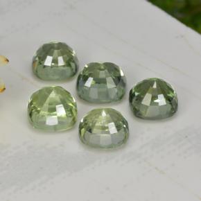 Achetez naturel 2,70ct vert saphir gems, coupe coussin, en provenance tanzanie chez gemselect. en stock, livraison internationale!