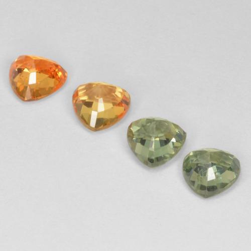 Achetez naturel 3,60ct multicolore saphir gems, trillion, en provenance tanzanie chez gemselect. en stock, livraison internationale!