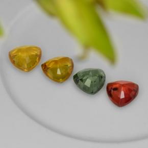 Achetez naturel 3,17ct multicolore saphir gems, trillion, en provenance tanzanie chez gemselect. en stock, livraison internationale!