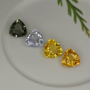 Achetez naturel 3,18ct multicolore saphir gems, trillion, en provenance tanzanie chez gemselect. en stock, livraison internationale!