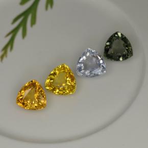 Achetez naturel 3,18ct multicolore saphir gems, trillion, en provenance tanzanie chez gemselect. en stock, livraison internationale!
