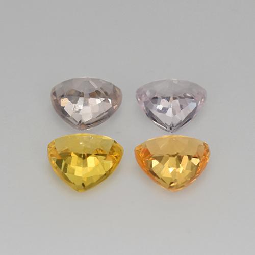 Achetez naturel 2,73ct multicolore saphir gems, trillion, en provenance tanzanie chez gemselect. en stock, livraison internationale!