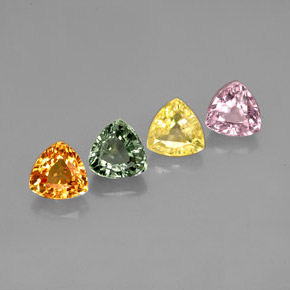 Achetez naturel ct multicolore saphir gems, trillion, en provenance tanzanie chez gemselect. en stock, livraison internationale!
