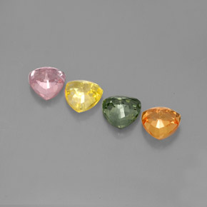 Achetez naturel ct multicolore saphir gems, trillion, en provenance tanzanie chez gemselect. en stock, livraison internationale!