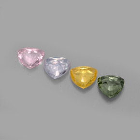 Achetez naturel ct multicolore saphir gems, trillion, en provenance tanzanie chez gemselect. en stock, livraison internationale!