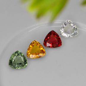 Achetez naturel 2,75ct multicolore saphir gems, trillion, en provenance tanzanie chez gemselect. en stock, livraison internationale!