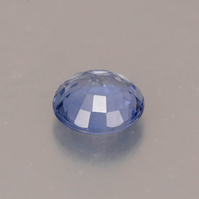 Saphir bleue naturelle coupe roude, 0,83 ct, VS