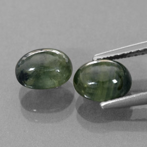 Achetez naturel ct vert saphir gems, transparent, en provenance thaïlande chez gemselect. en stock, livraison internationale!