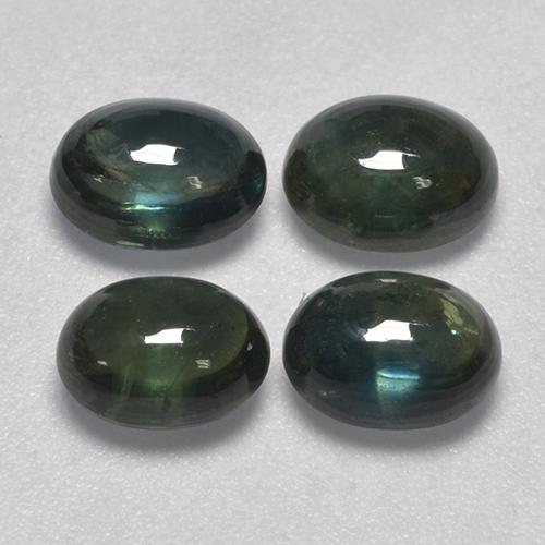 Achetez naturel 5,64ct vert saphir gems, coupe ovale, en provenance thaïlande chez gemselect. en stock, livraison internationale!