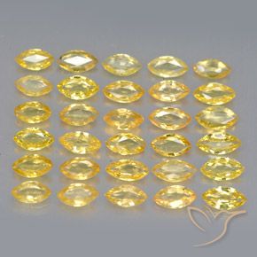 Achetez naturel 3,68ct jaune saphir gems, marquise, en provenance tanzanie chez gemselect. en stock, livraison internationale!