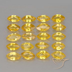 Achetez naturel 2,53ct jaune saphir gems, marquise, en provenance tanzanie chez gemselect. en stock, livraison internationale!