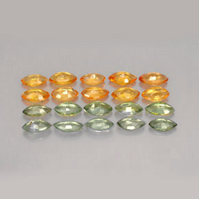 Achetez naturel ct multicolore saphir gems, marquise, en provenance tanzanie (songea) chez gemselect. en stock, livraison internationale!