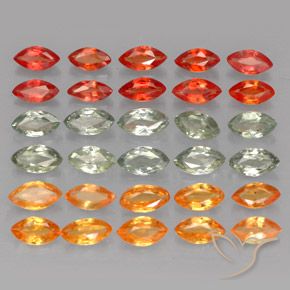 Achetez naturel 3,48ct multicolore saphir gems, marquise, en provenance tanzanie chez gemselect. en stock, livraison internationale!
