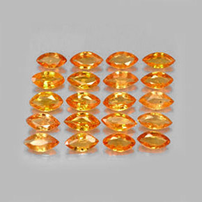 Achetez naturel ct orange saphir gems, marquise, en provenance tanzanie (songea) chez gemselect. en stock, livraison internationale!