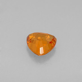 Saphir orange naturelle trillion, 0,83 ct, VVS-VS