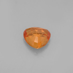 Saphir orange naturelle trillion, 0,88 ct, VVS-VS
