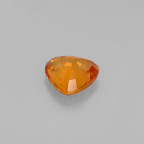 Saphir orange naturelle trillion, 0,77 ct, VVS-VS
